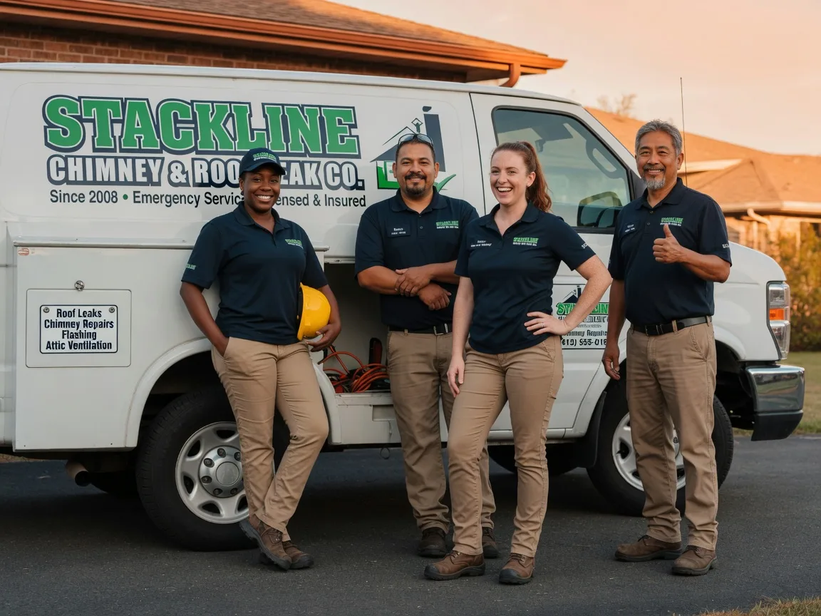 Chimney flashing repair company in Chatfield, TX